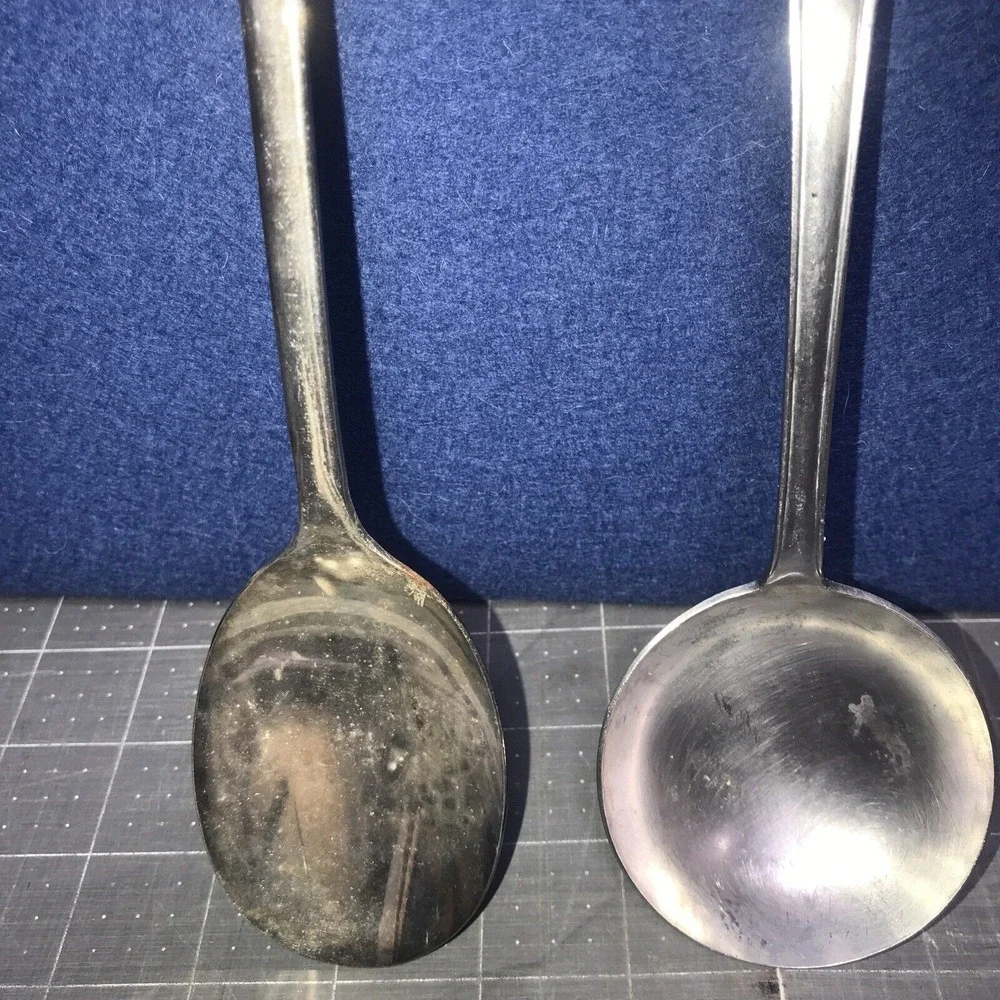 Serving Spoon Silver Plated Long-Handled Sheffield England 11
